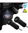 GloboStar® 81623 ROVER Ghost Car Brand Logo Projector - Προτζέκτορας Προβολής Μάρκας Αυτοκινήτου LED CREE XHP35 3W 240lm 120° DC 12V IP20 Ψυχρό Λευκό 6000K